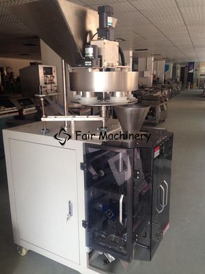 0.04mm Film PLC FFS Packaging Machine , 5BPM Gusset Pouch Packing Machine