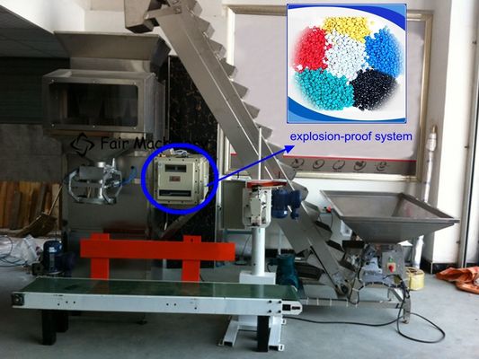 380VAC 50Hz Granules Packing Machine for Premade Bag 0.6mpa