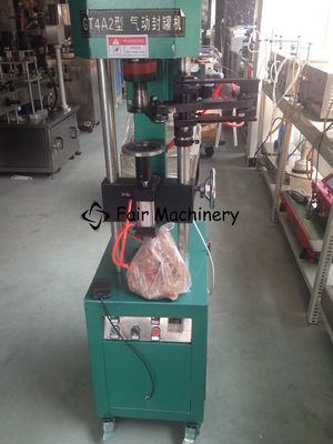 23BPM Powder Filling And Sealing Machine , 750W 220VAC Plastic Jar Sealing Machine