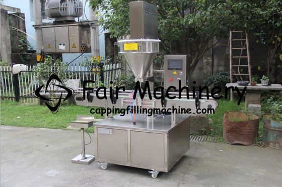 2.8KW Spice Bottle Filling Machine , 30BPM 500G Bottle Powder Filling Machine